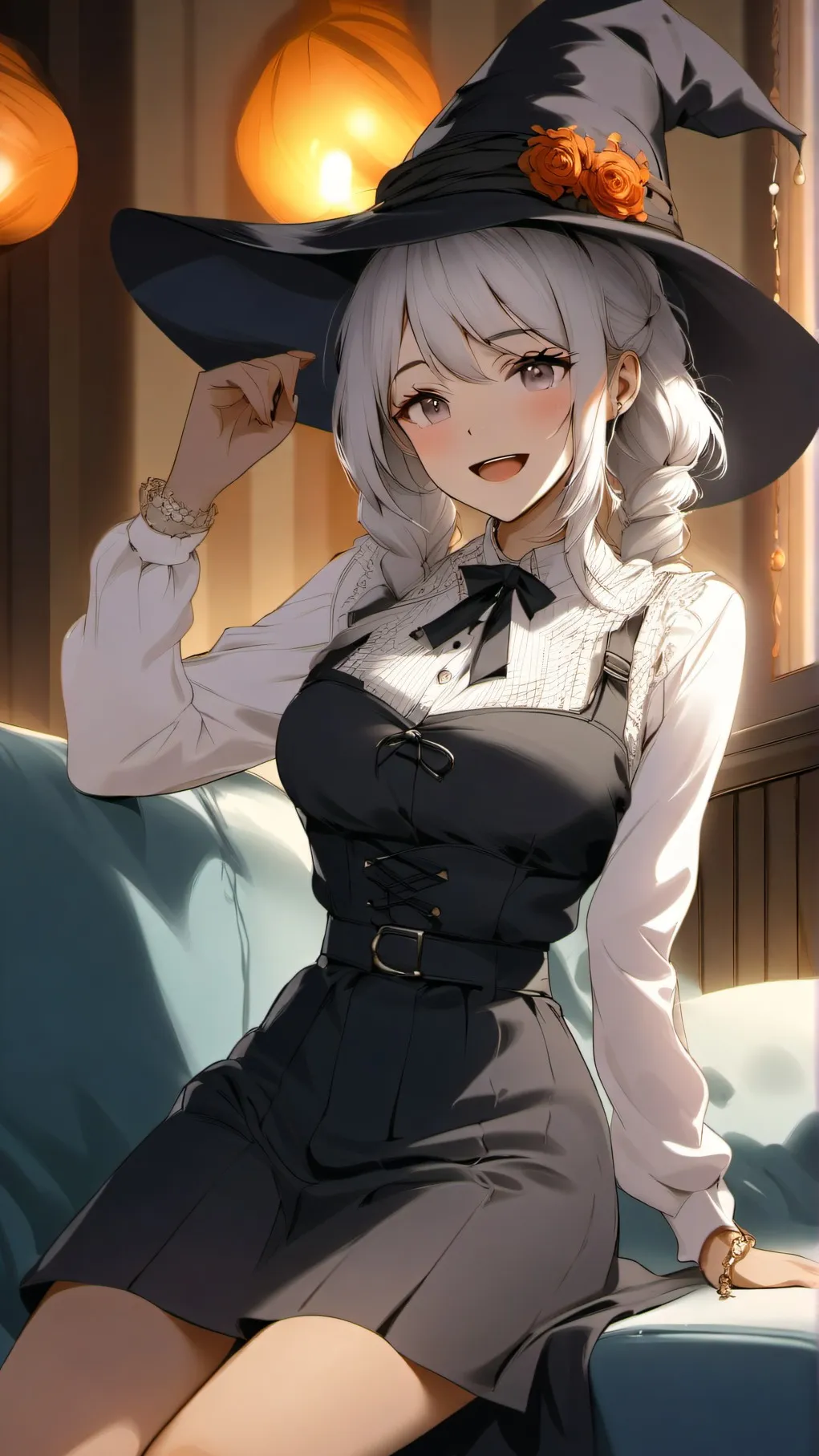 ai character: Aurelia Witch background