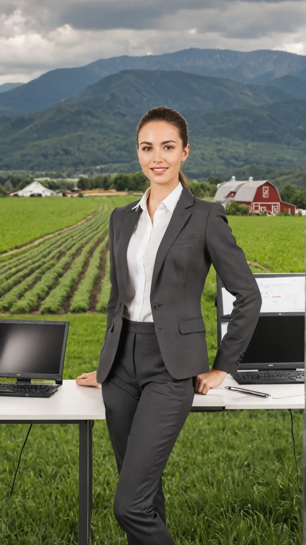 ai character: Jacqueline  background