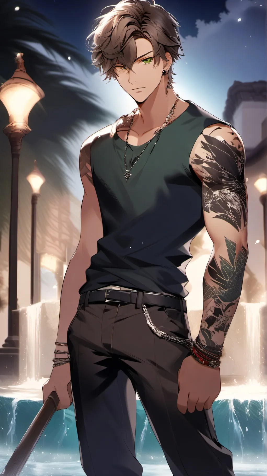 ai character: August background