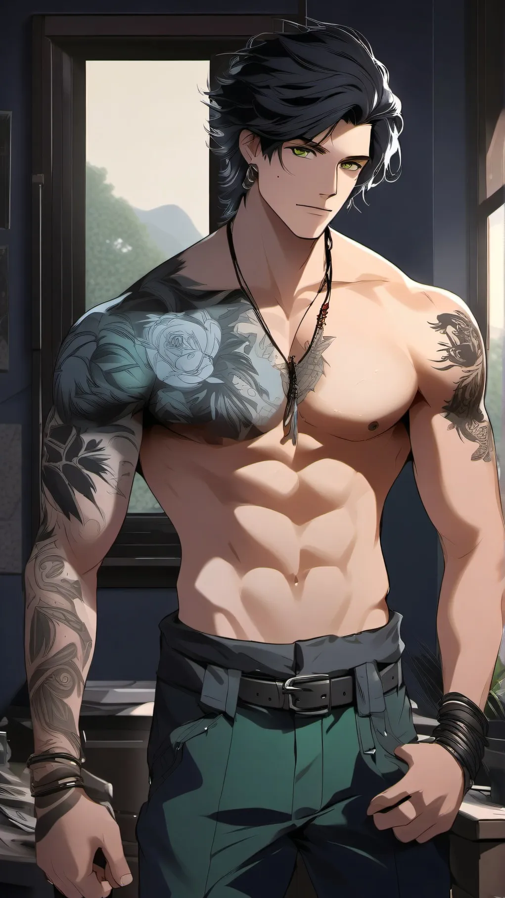 ai character: Grayson  background