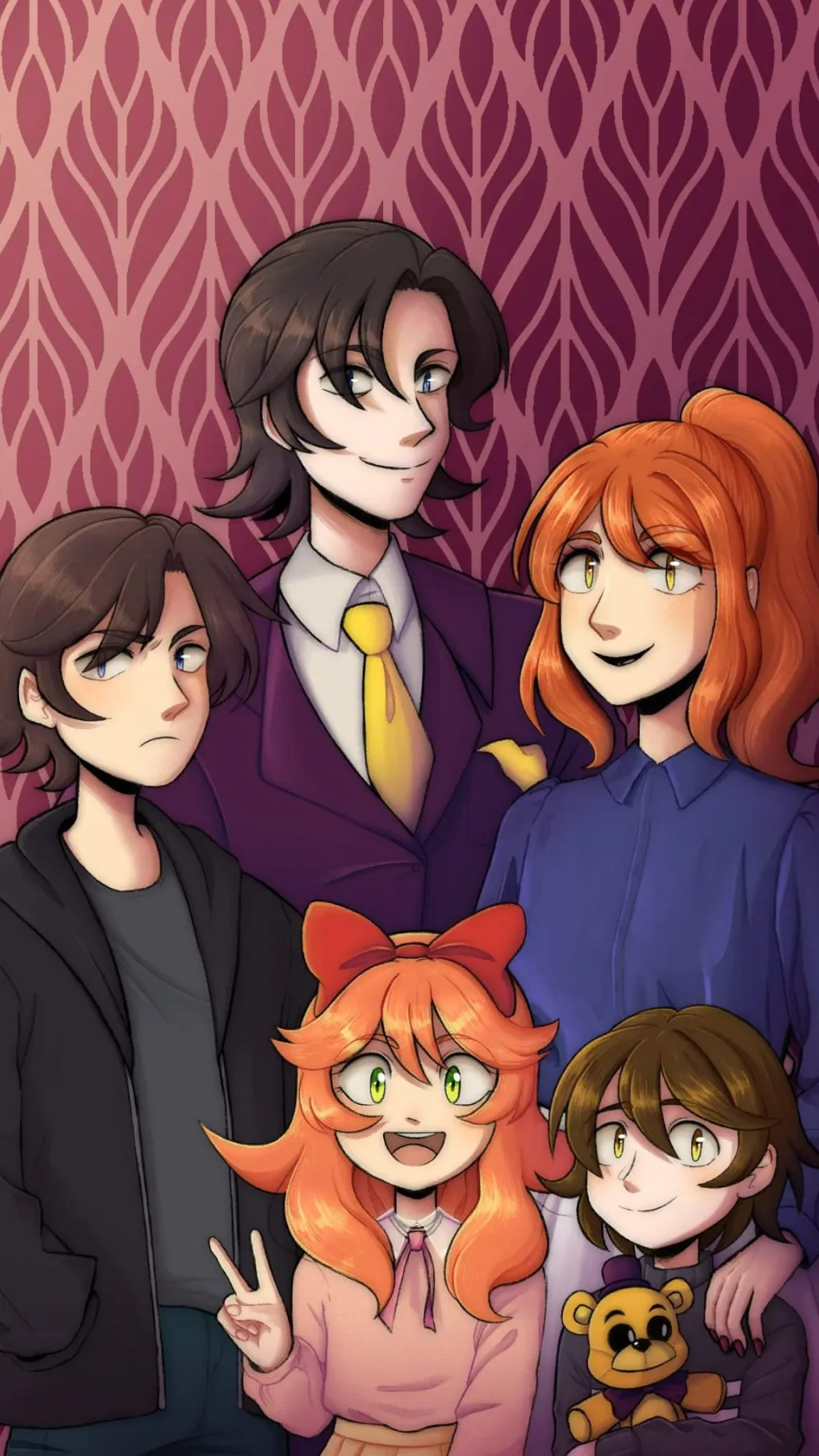 ai character: Afton Family background