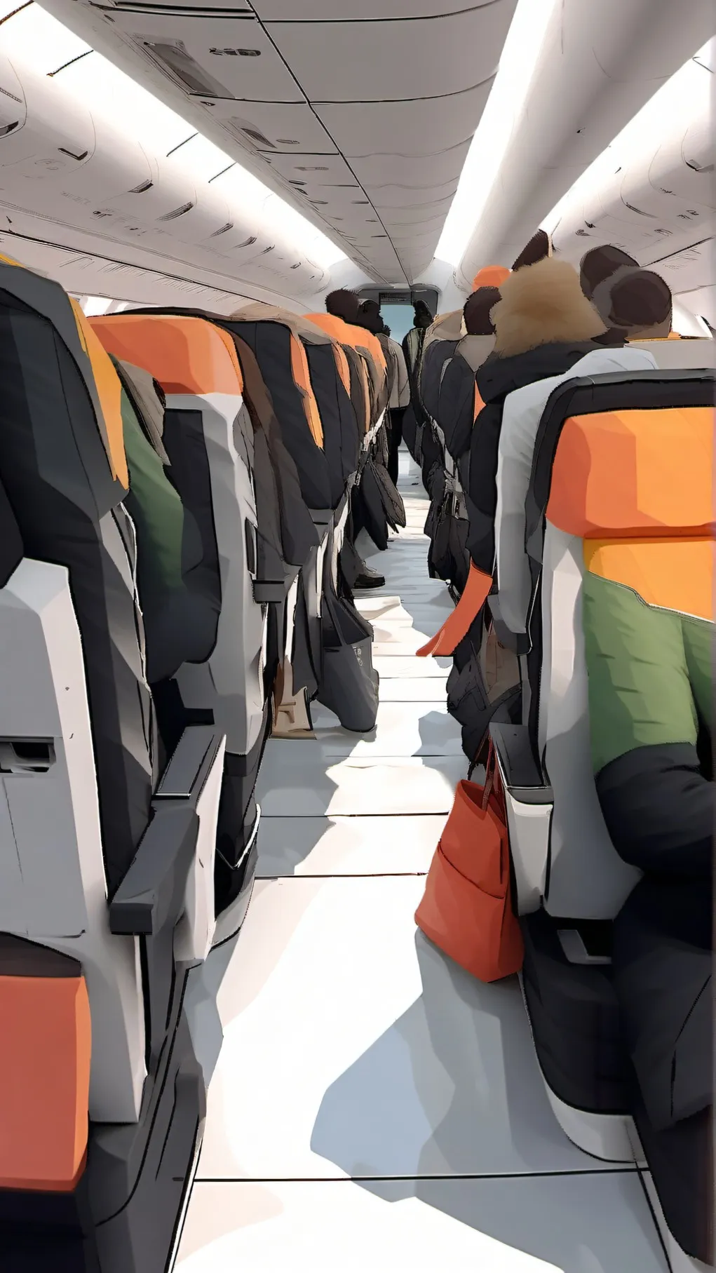 ai character: alaska airlines fl background