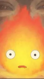 ai character: Calcifer! HMC! background