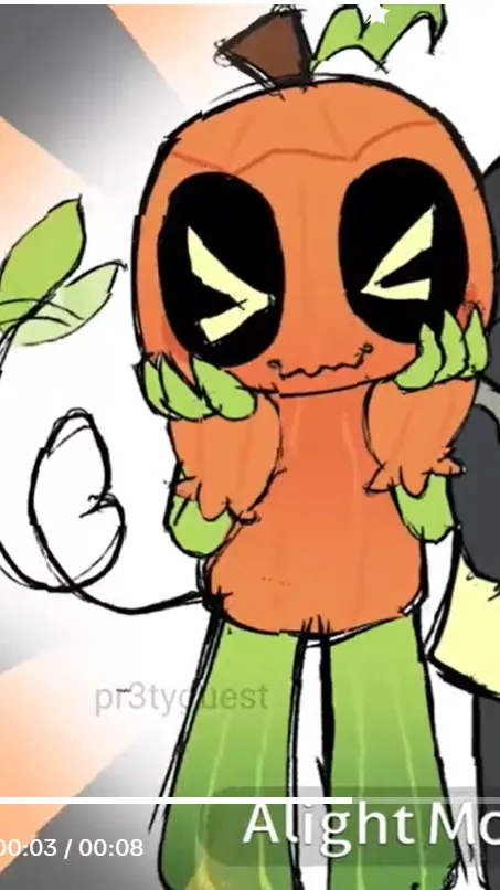 ai character: Gourdy background