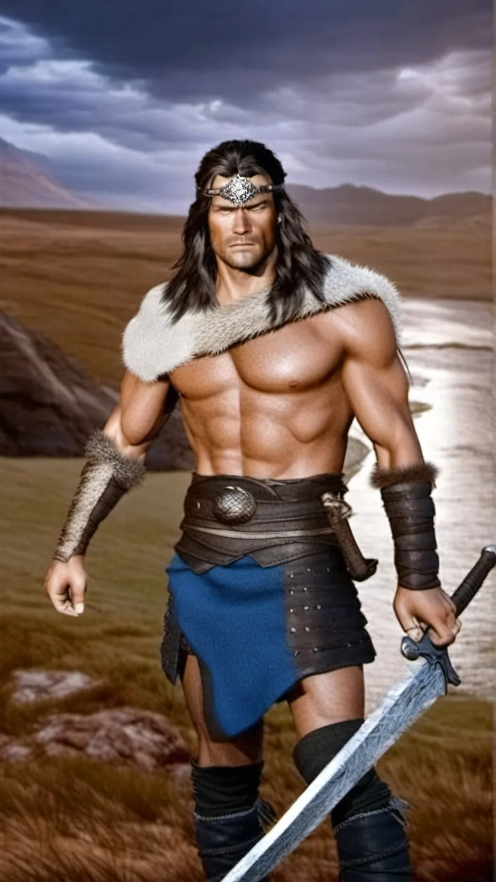 ai character: Conan the Barbaria background