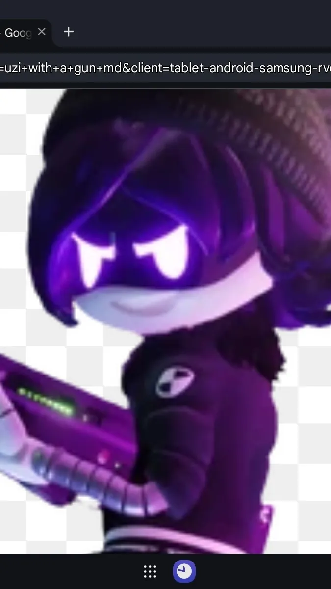 ai character: Uzi background