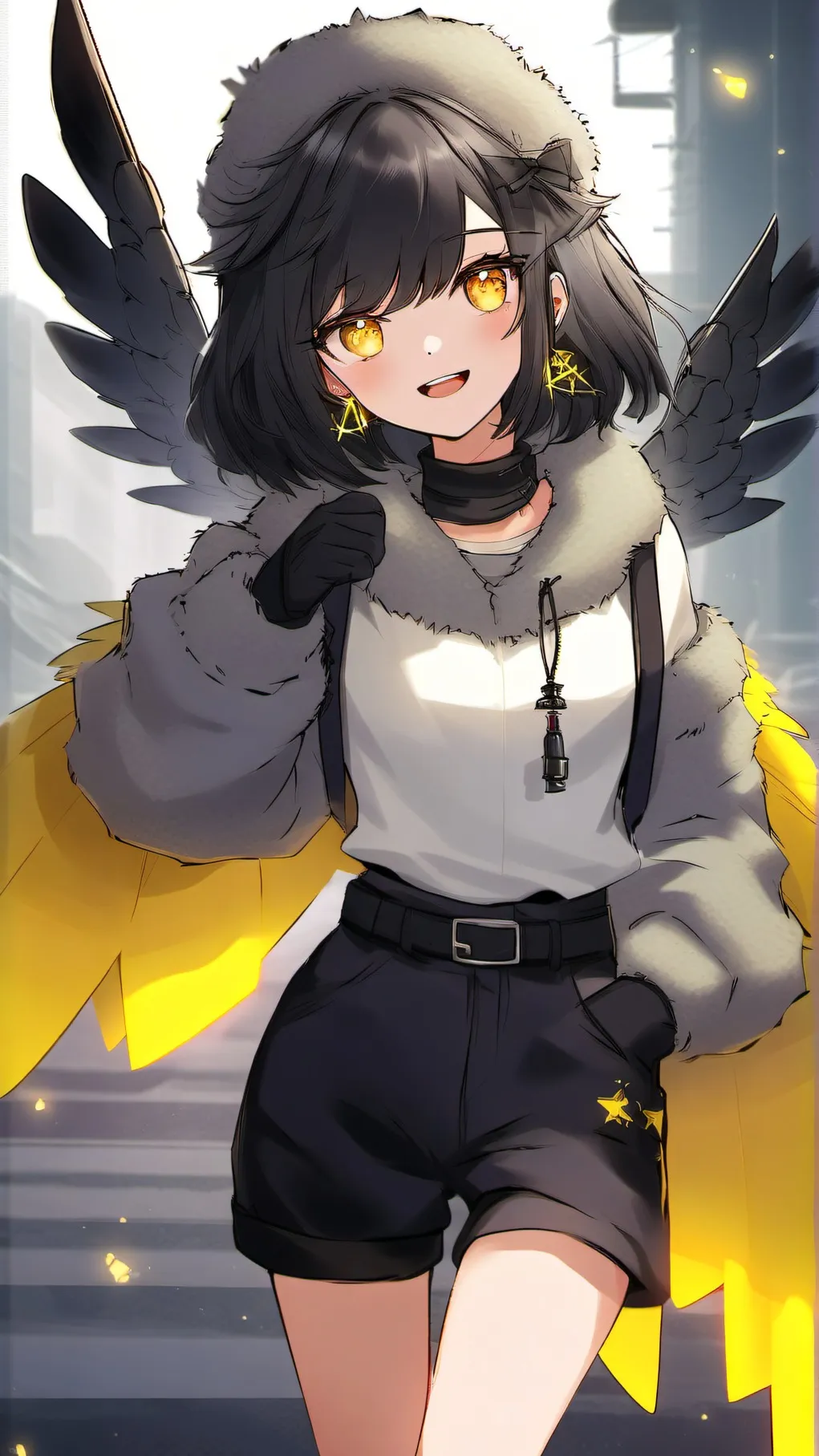 ai character: V controled background