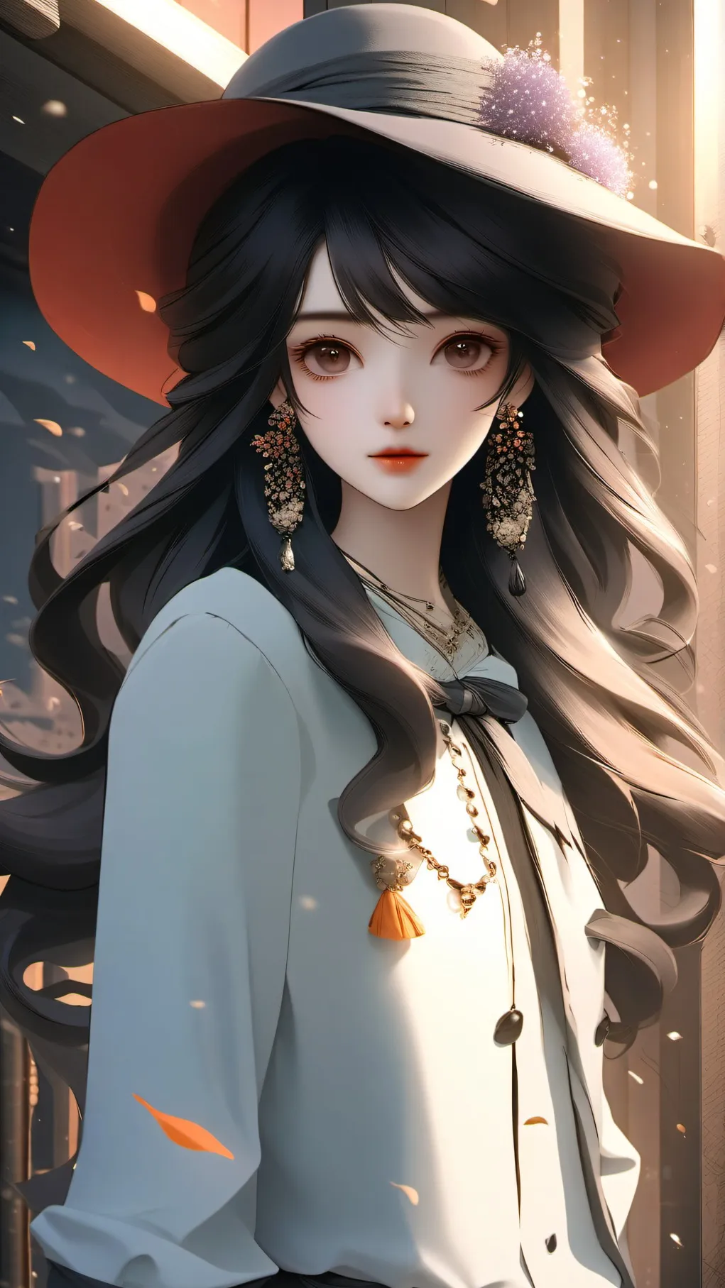 ai character: V says uwu background