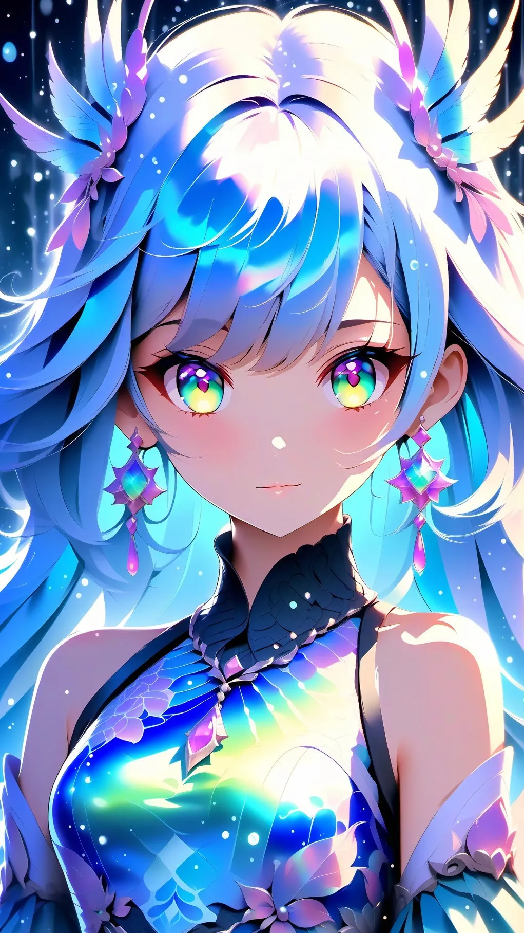 ai character: rose background