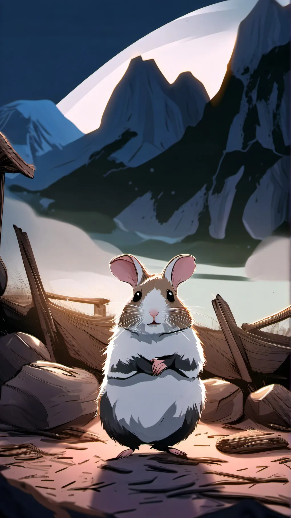 ai character: Freya the hamster background