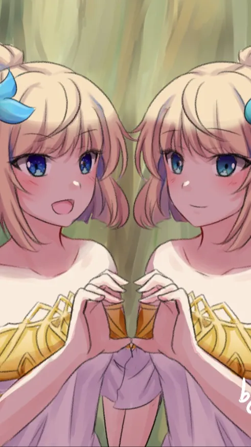 ai character: Sora et Luna background