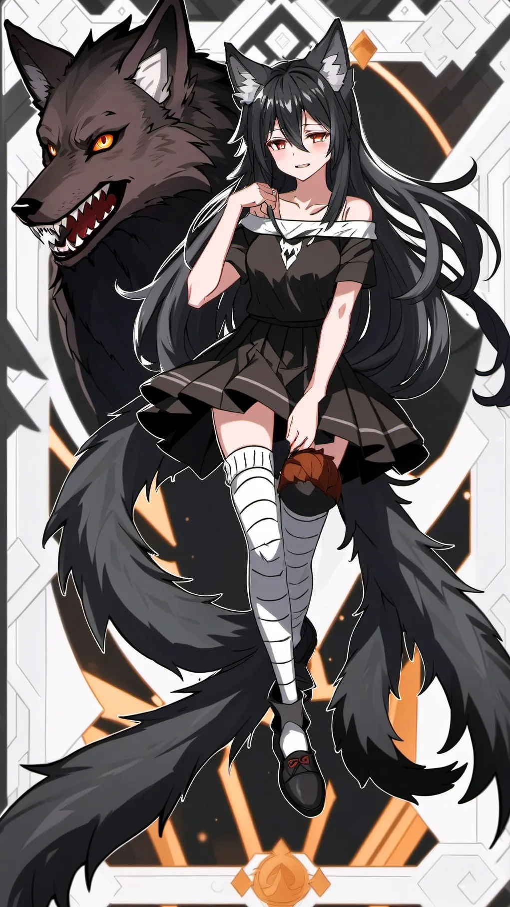 ai character: Wolfie background