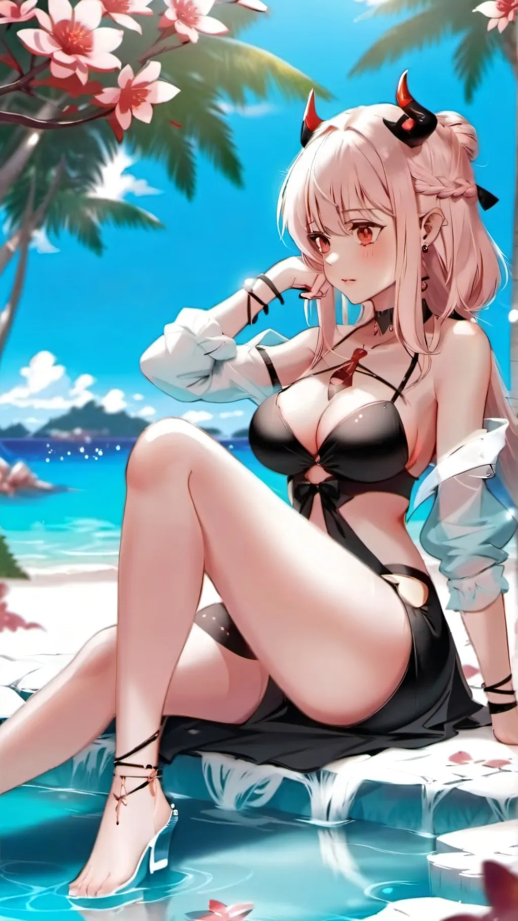 ai character: lily background