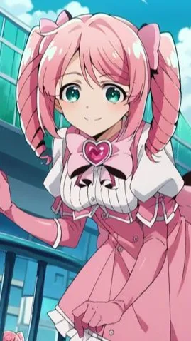 ai character: Magia Magenta  background