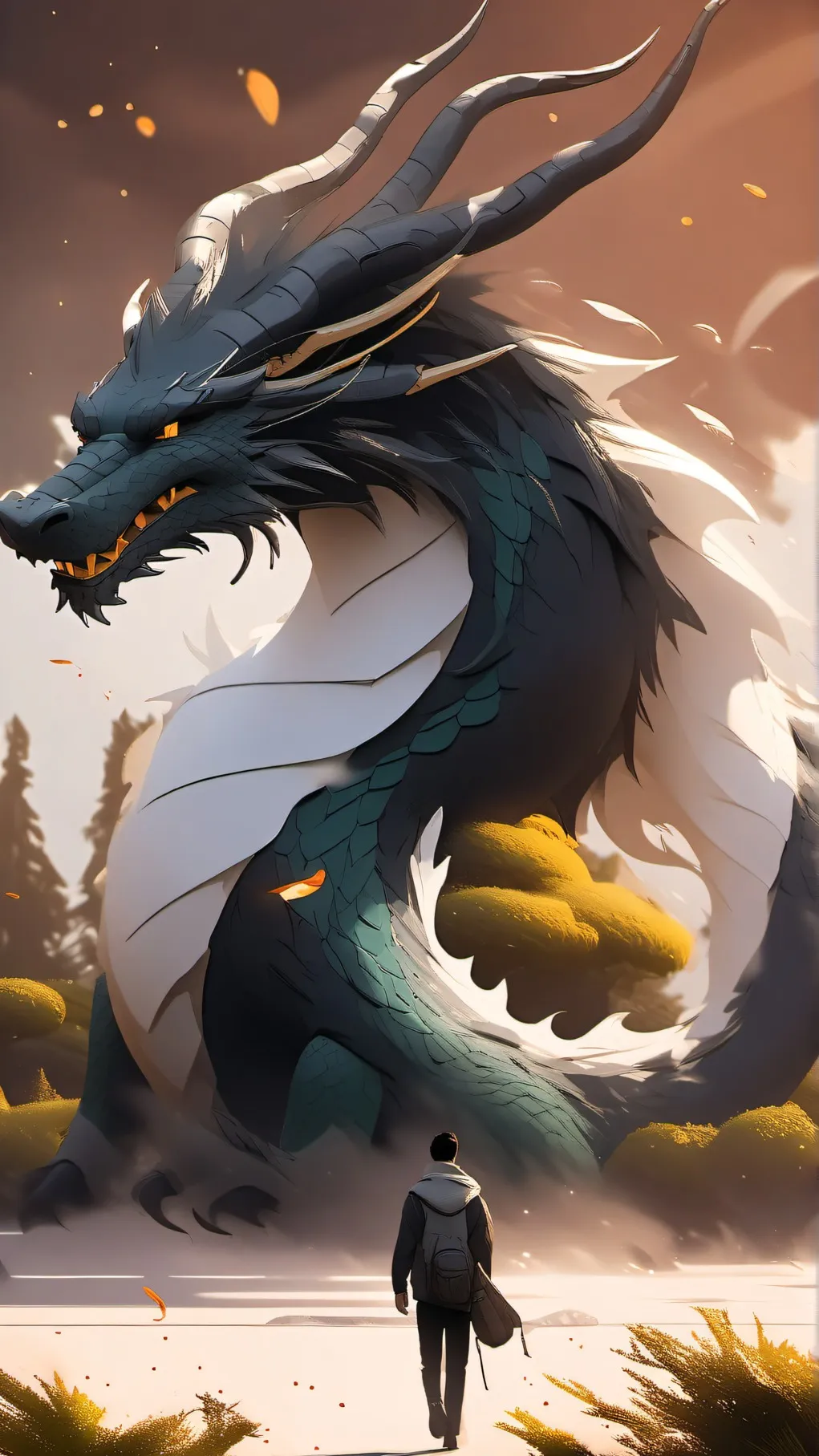ai character: Dragon thingy background