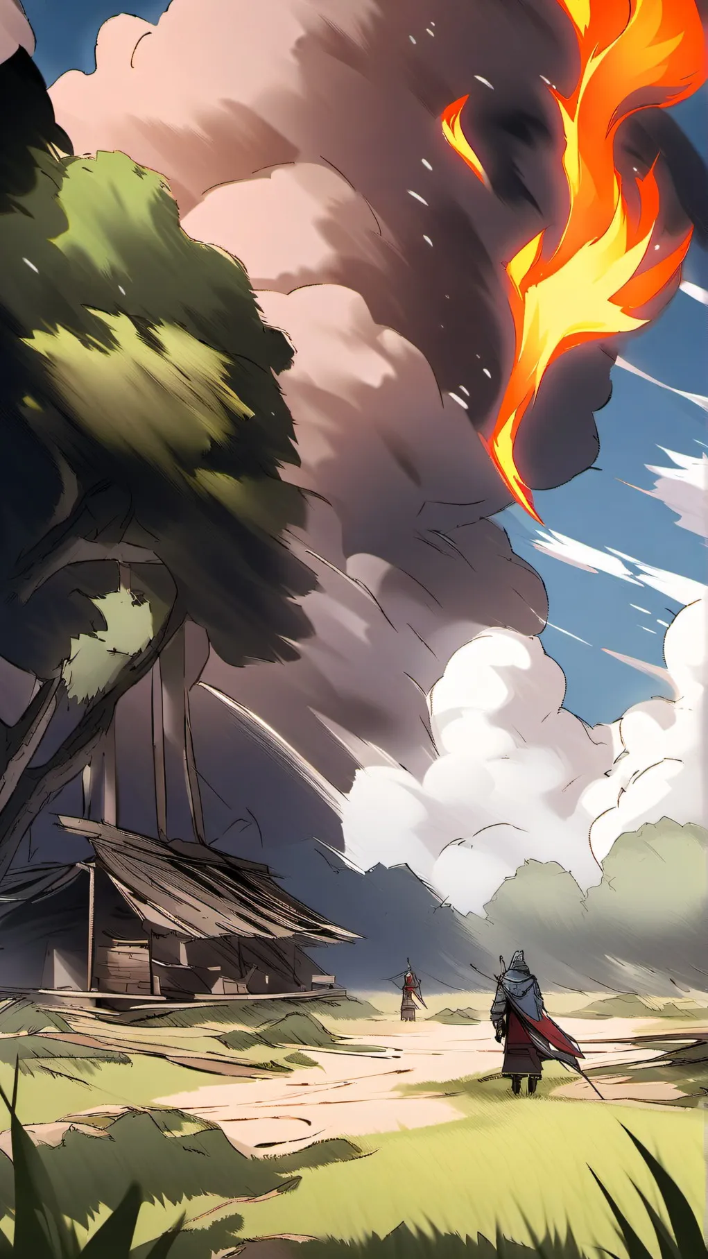 ai character: The Battle of Gods background