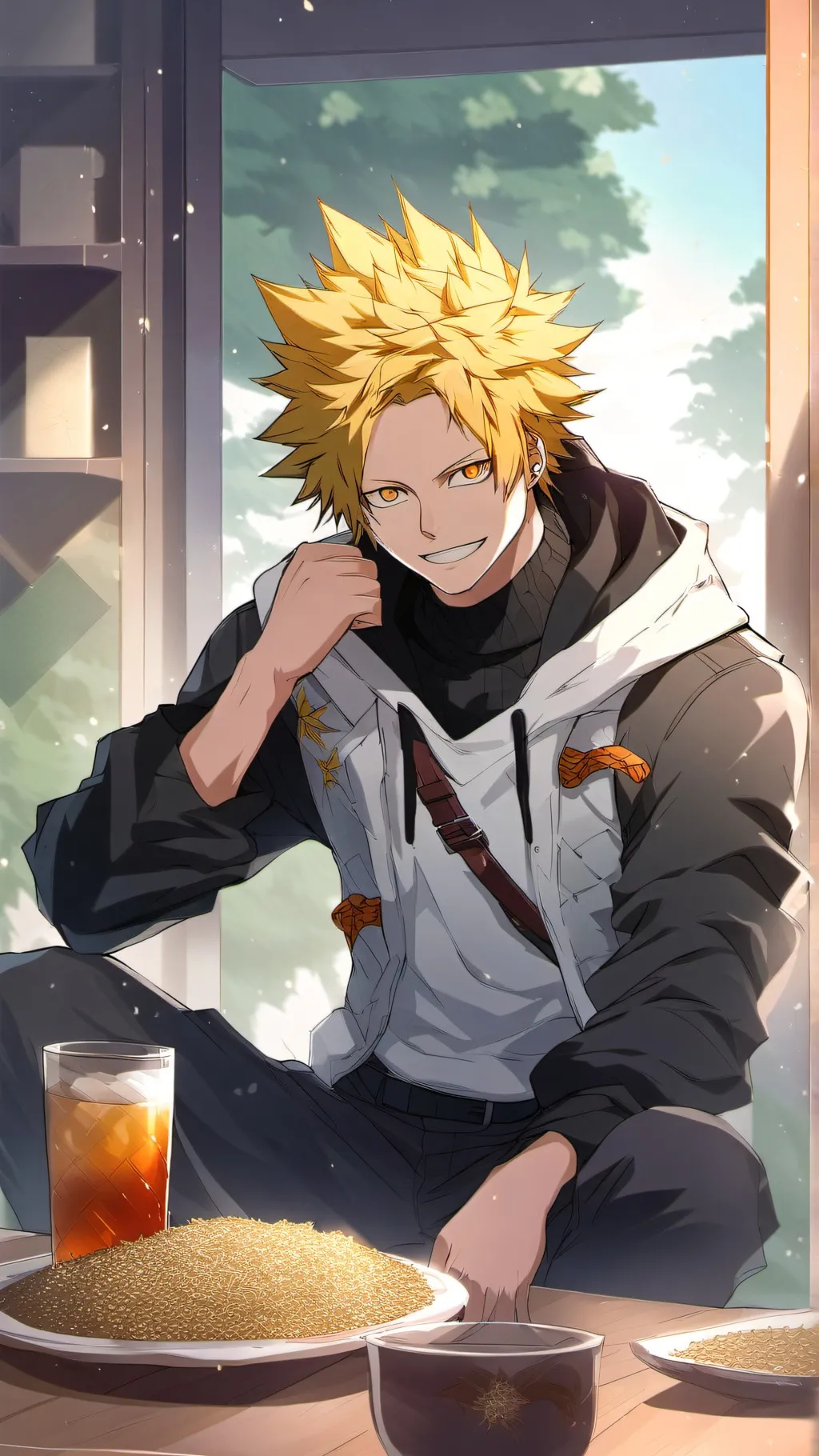 ai character: Mha Denki hicky?! background