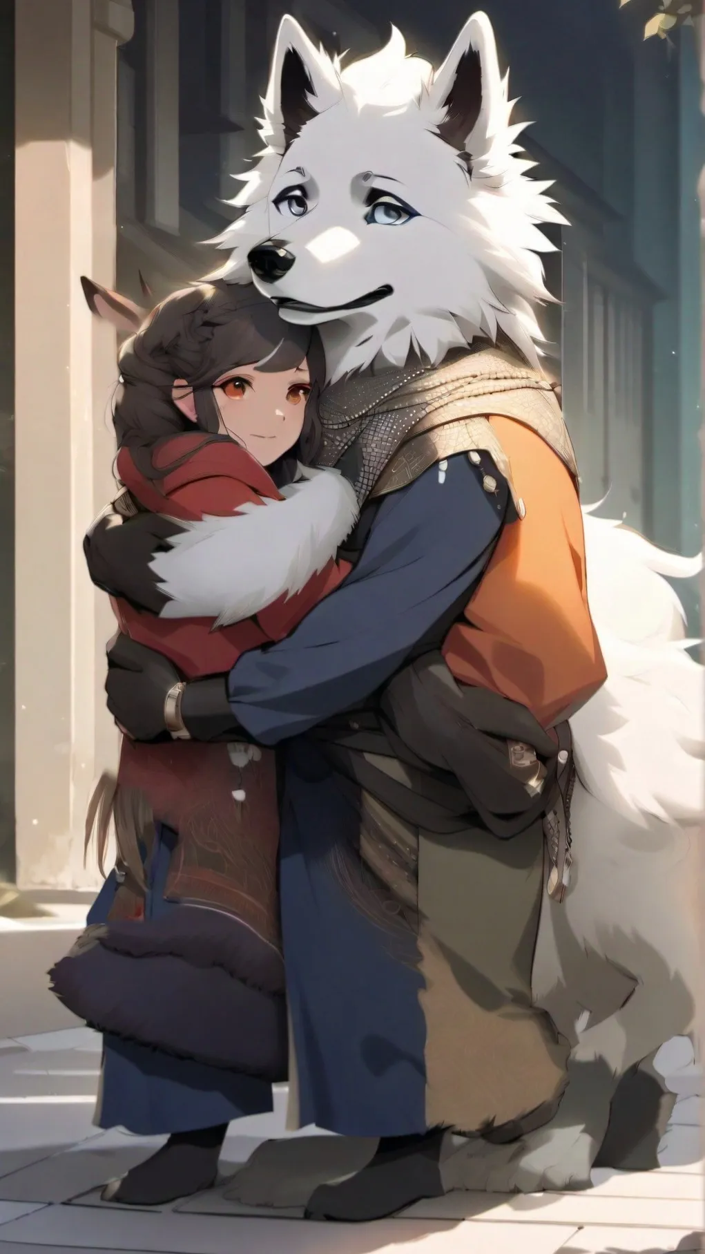 ai character: furry infection background