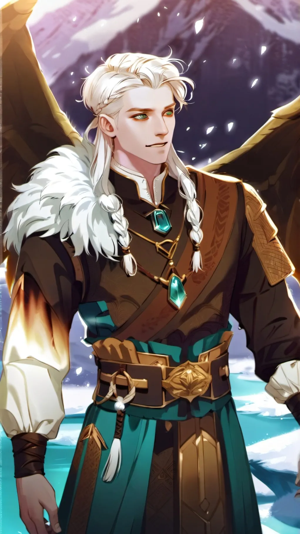 ai character: Arctic background