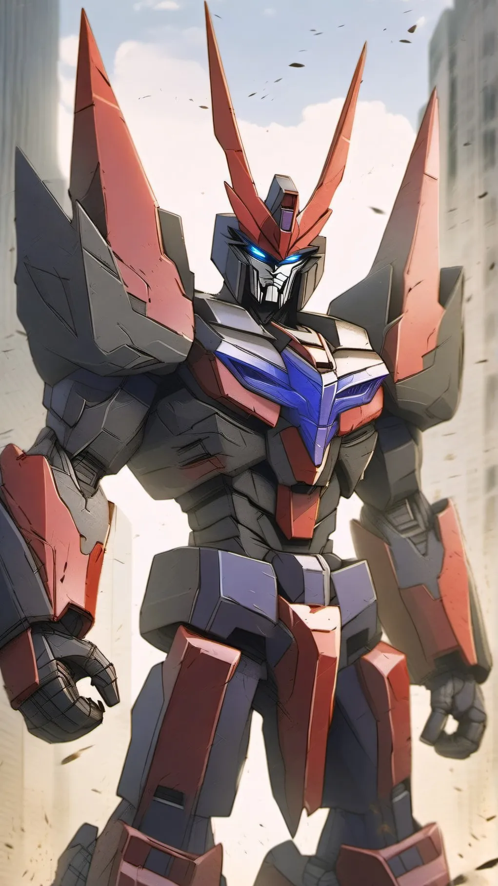 ai character: Thunderblade Prime background