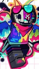 ai character: SprayPainter background