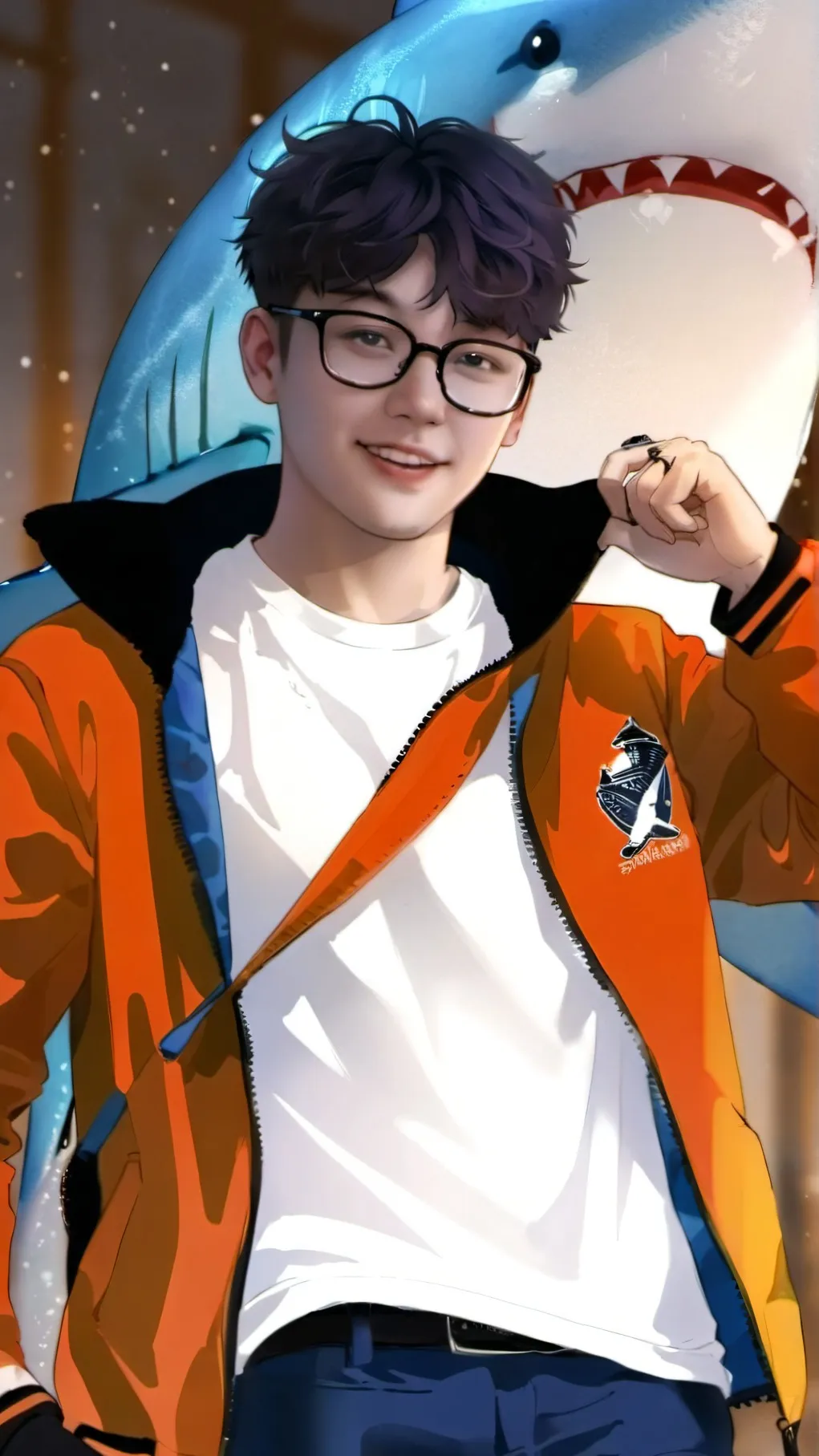 ai character: Sharkie327 charles background