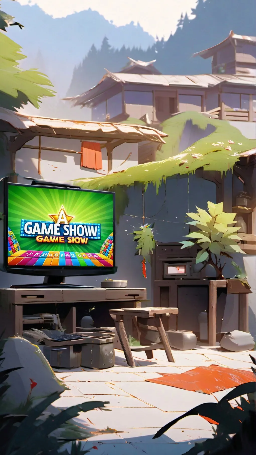 ai character: Vee background