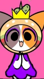 ai character: Queen Cheezborger background