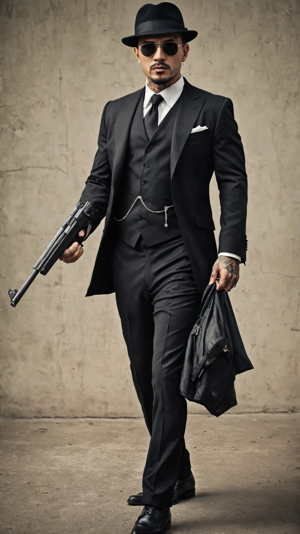 ai character: GH05T PR0T0C0L  background