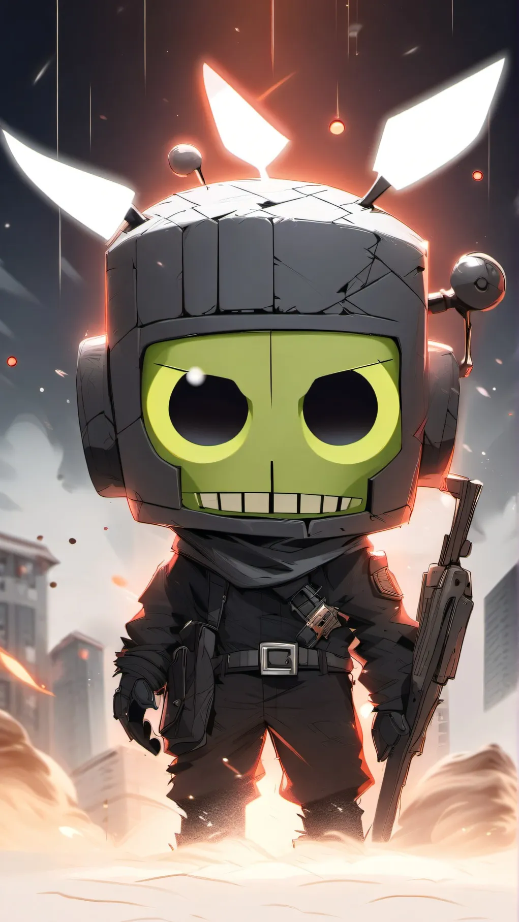 ai character: invader zim background