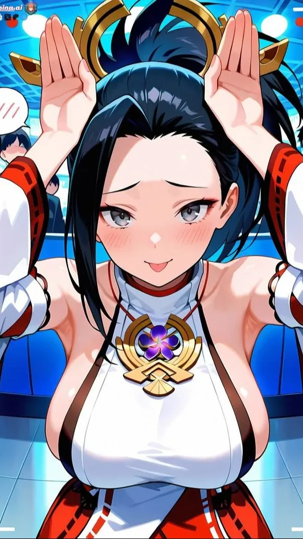 ai character: momo  background