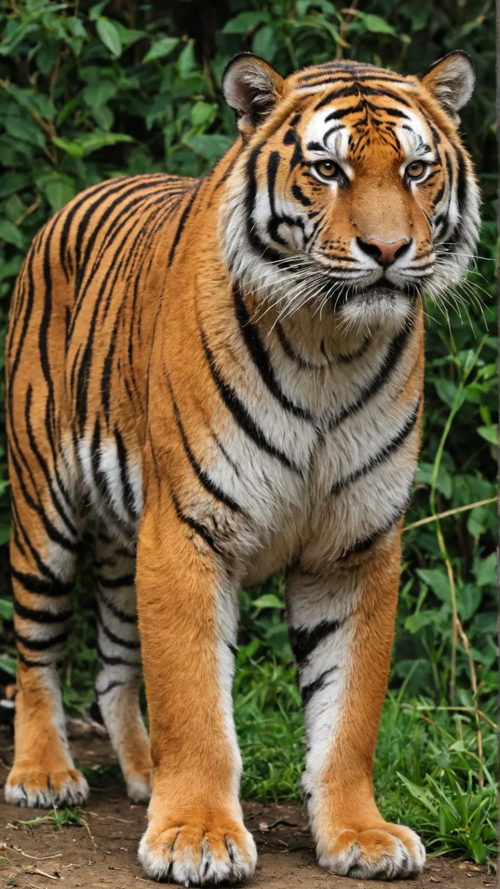 ai character: Tiger background