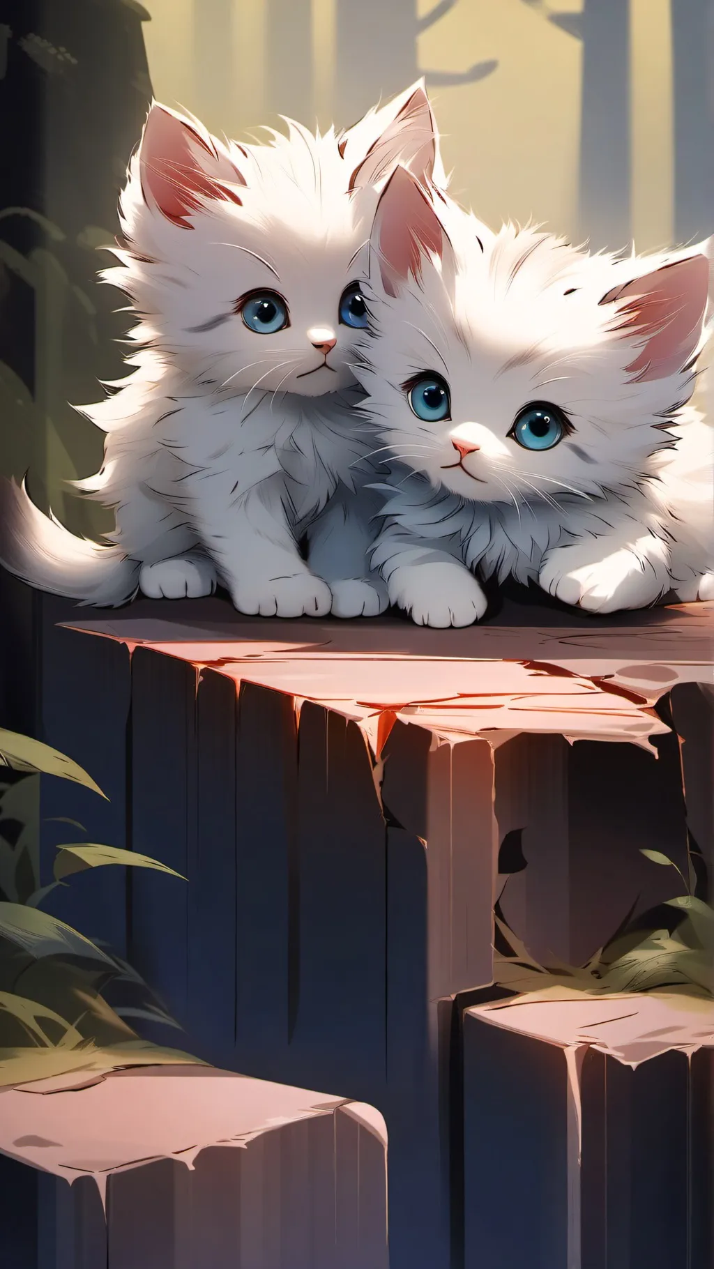 ai character: Your two kits  background