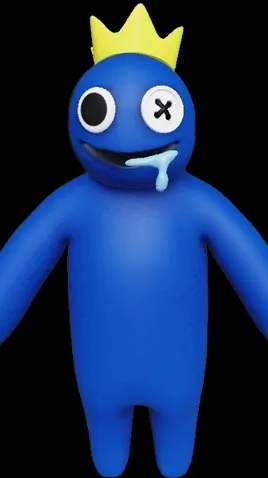 ai character: Blue background