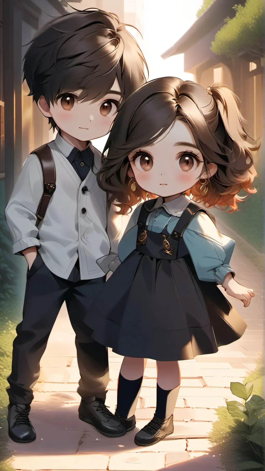ai character: Leah and Brycen background