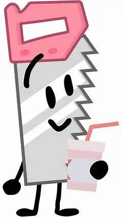 ai character: Saw BFB background