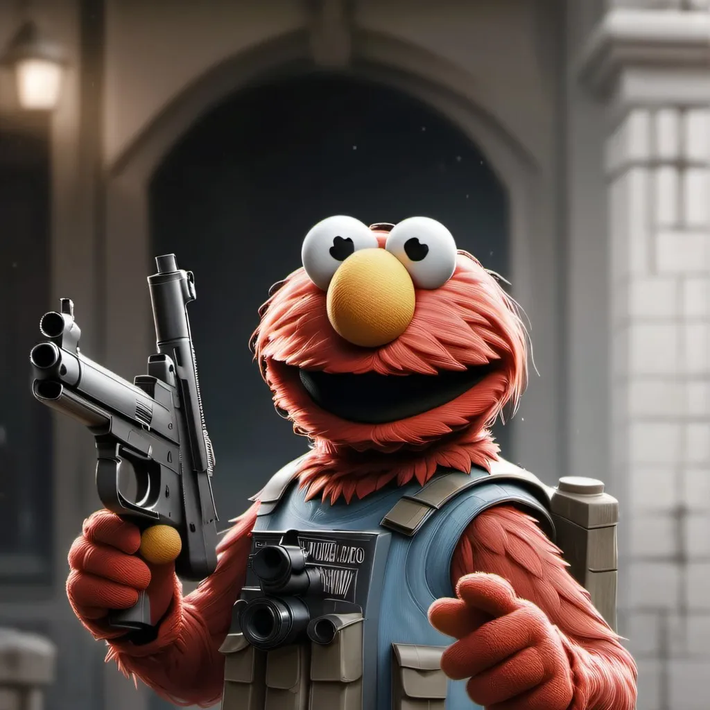 chat with ai character: Ww3 with Elmo?!
