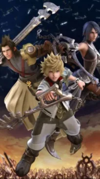 ai character: Ventus,Aqua,&Terra background