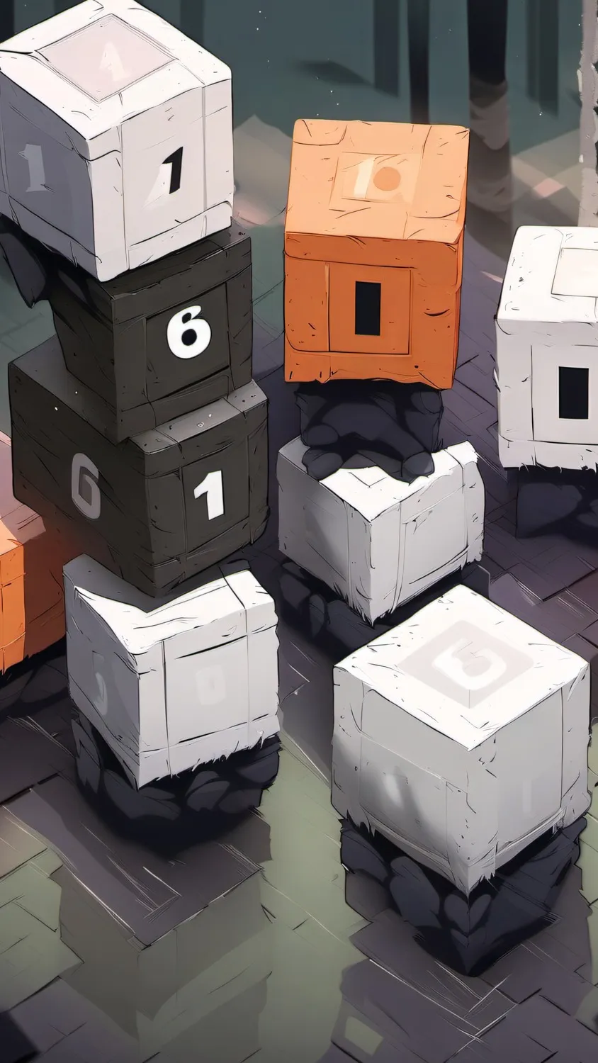 ai character: numberblock 16 background