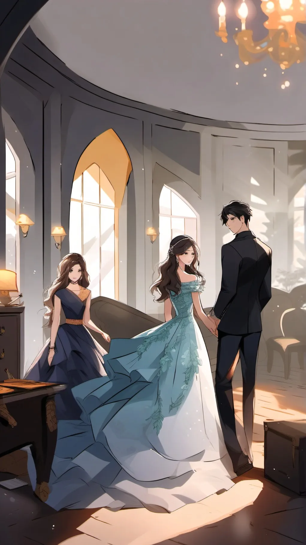 ai character: FPE prom background