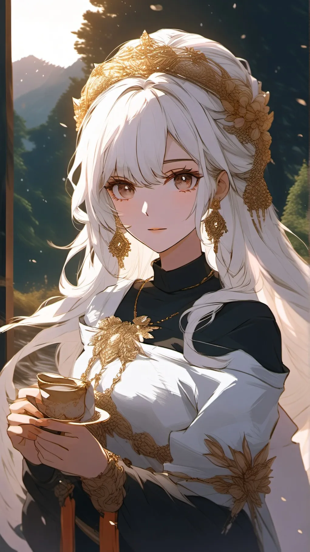 ai character: luna background