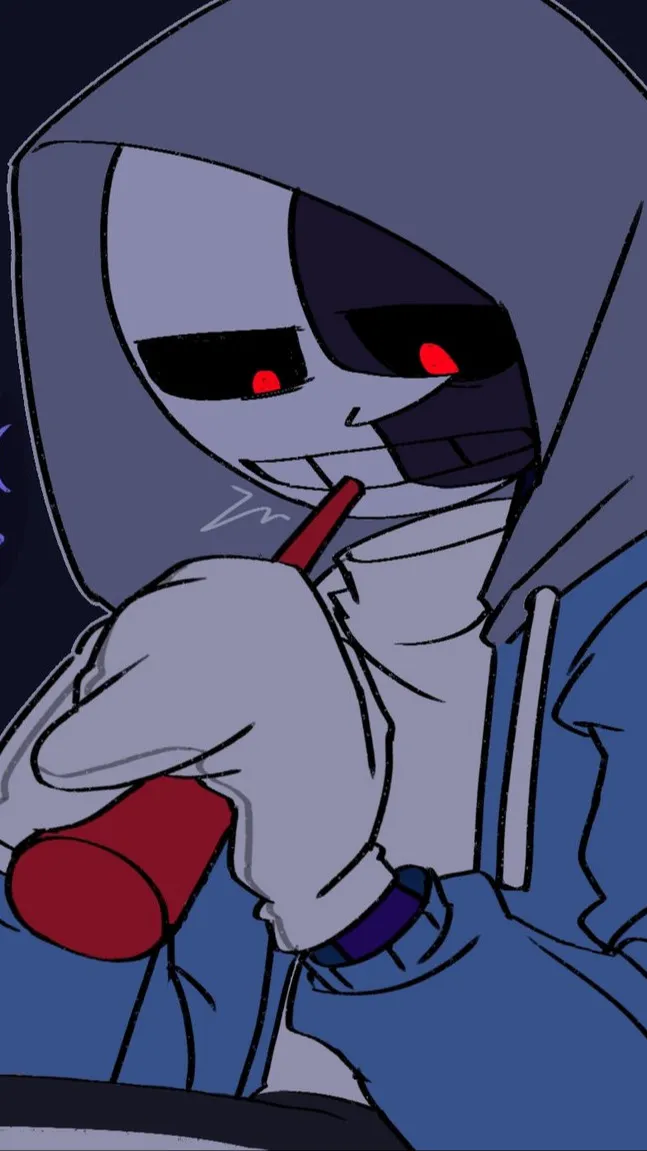 ai character: undertale auX SAMS background