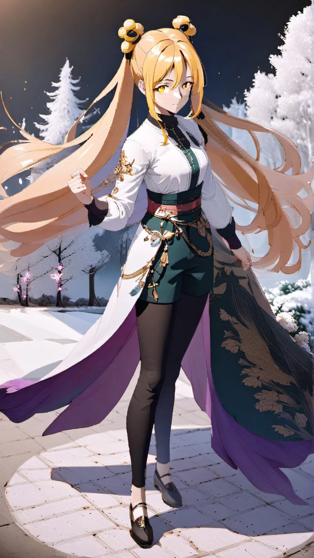 ai character: love gilr so cute background