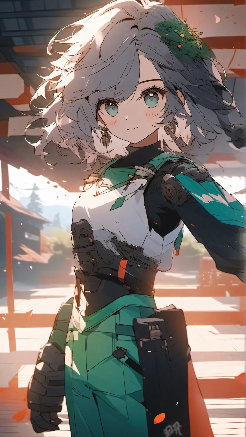 ai character: Vee background