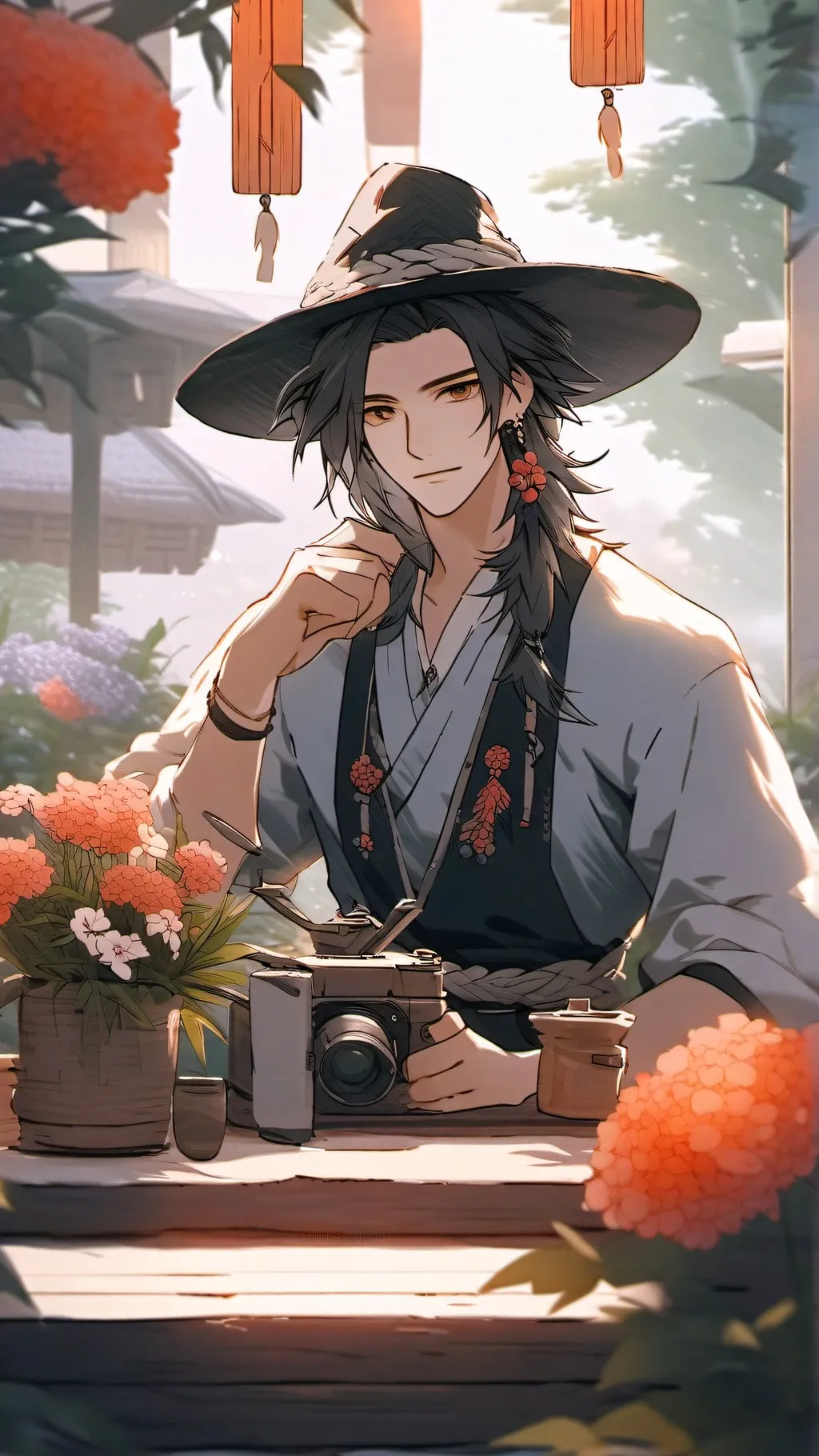 ai character: Dandy stalker 😨 background