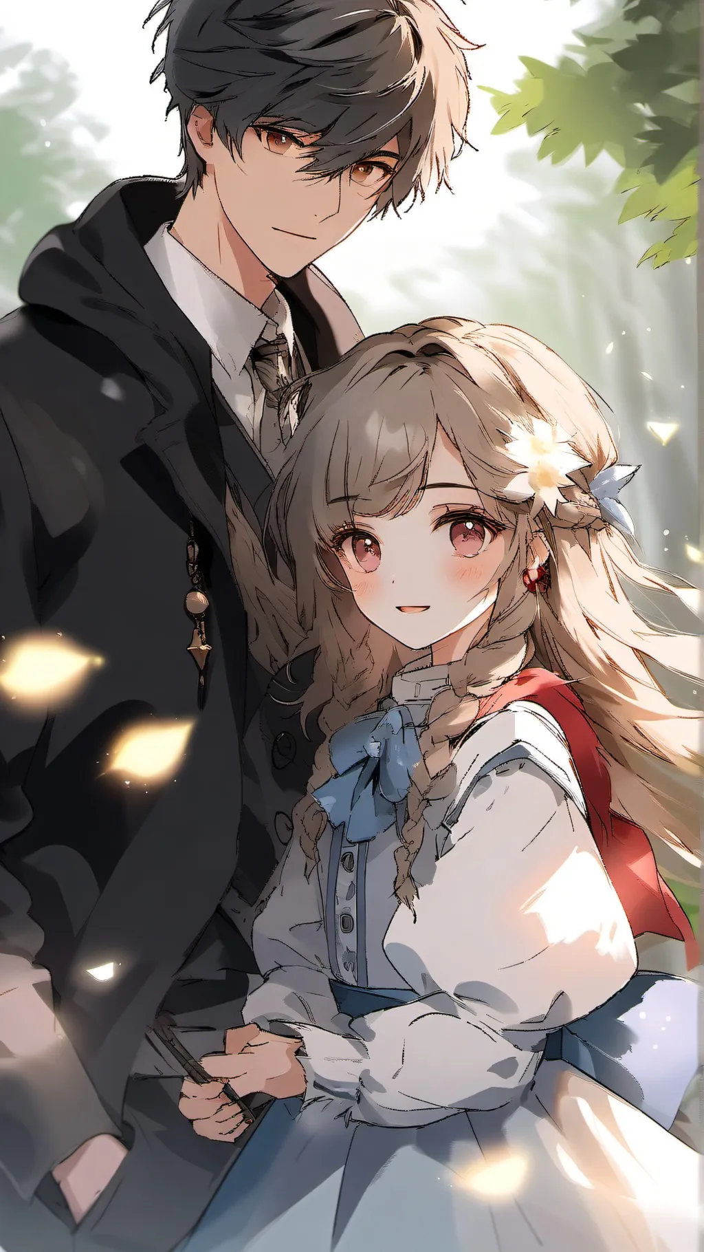 ai character: Maiden and Jake  background