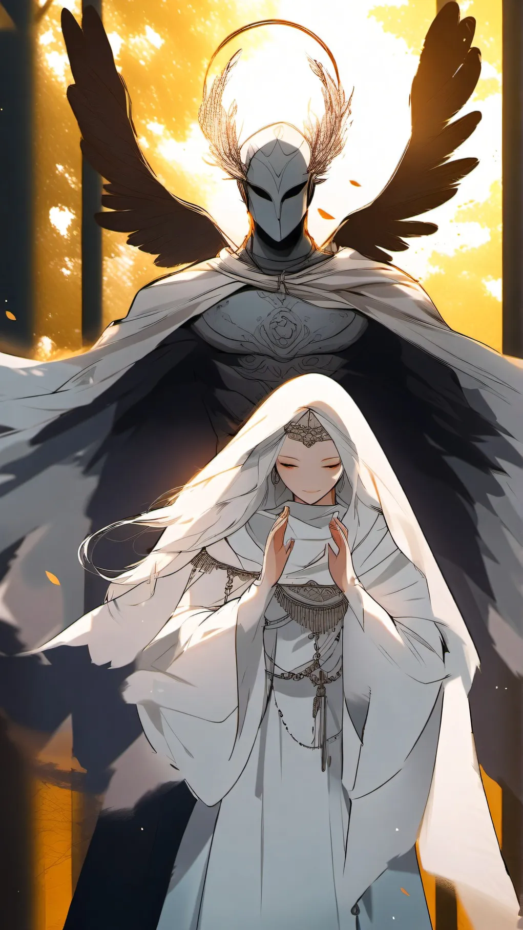 ai character: The New Goddes background