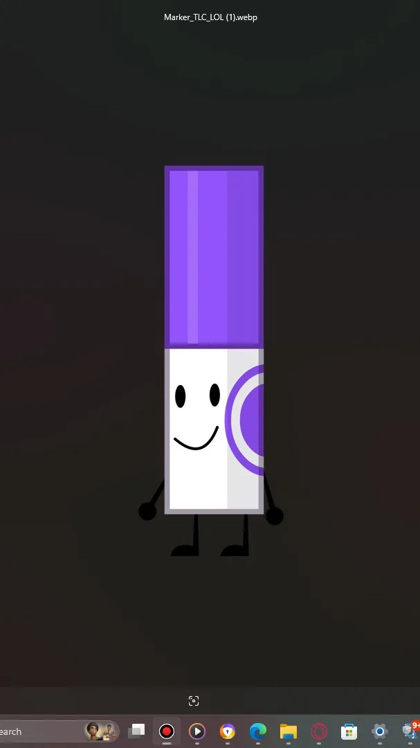 ai character: Marker background