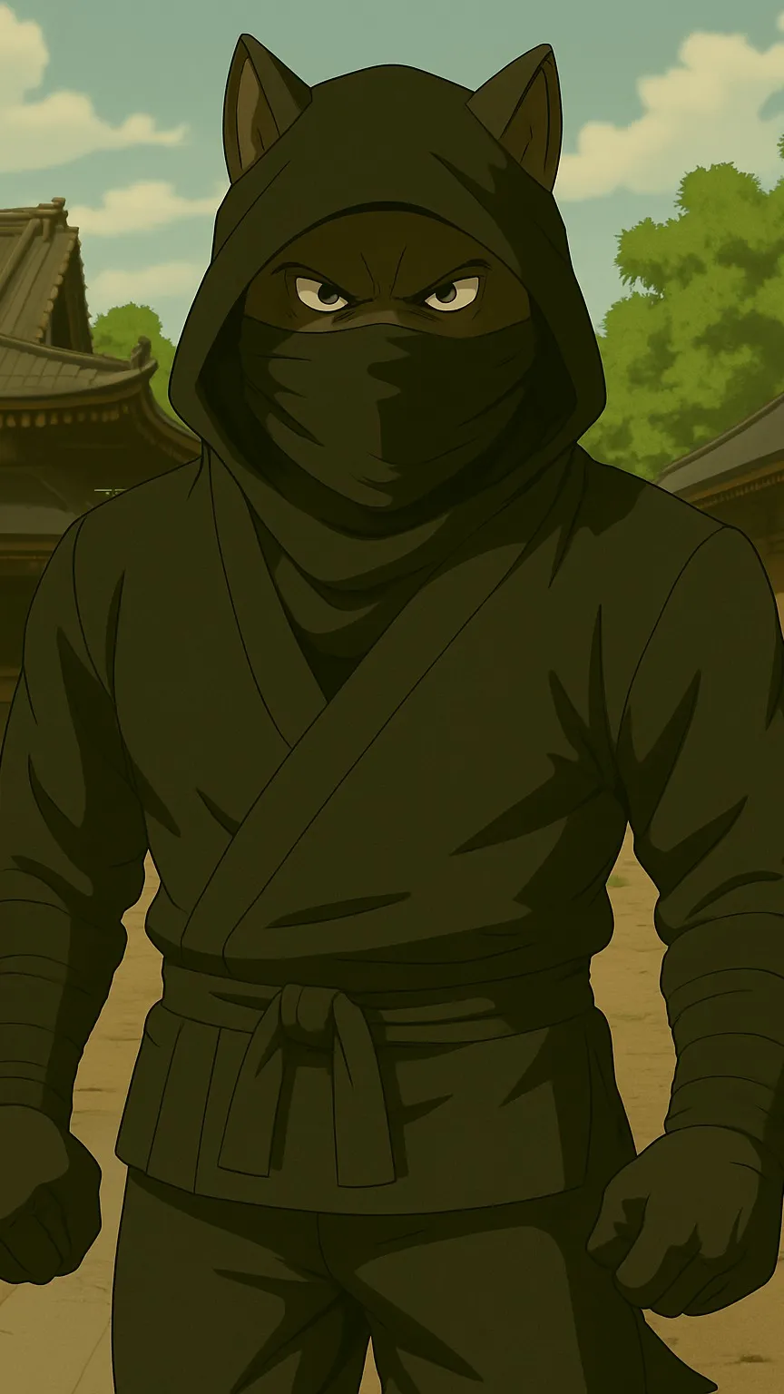 ai character: Kagekiba (影牙) background