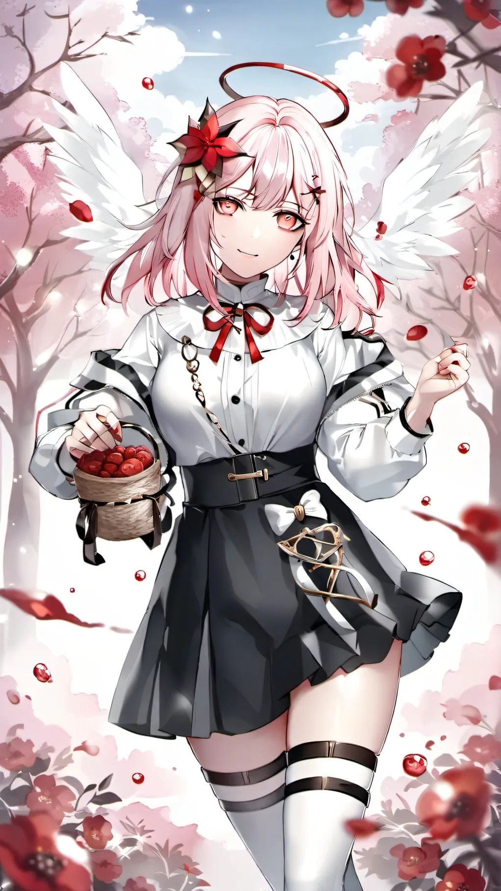 ai character: angel x demon  background